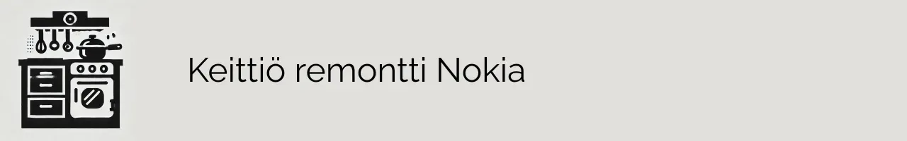 Keittiö remontti Nokia